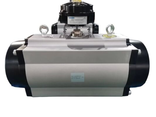 Шаровой кран с полным проходом из нержавеющей стали 316 с пневматическим приводом и фланцевым соединением