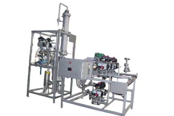 Система с плавающим шаровым клапаном, установленная на скатах, с прямым типом для промышленного использования