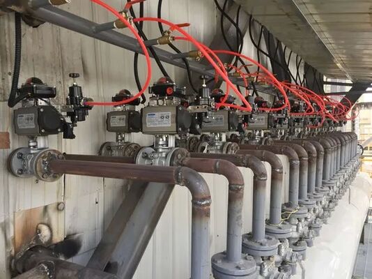 Оборудование с плавающим шаровым клапаном и прямопроходным типом для промышленного использования