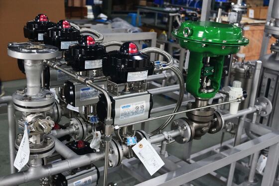 Устанавливаемый на раме клапан с крутящим моментом привода 830 71753 Нм и корпусом из углеродистой стали, хромомолибденовой стали, нержавеющей стали для редукционных клапанных коллекторов