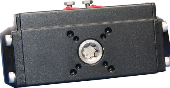 Пневматический привод с твердым анодированием алюминия с покрытием из ПТФЭ, соответствующий стандартам ISO5211 и DIN3337 для управления клапанами